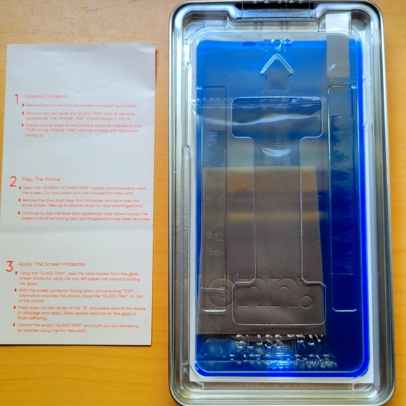 NWOT Onn Glass Screen Protector For iPhone 6 Plus/6S Plus, 7 Plus, 8 Plus - Picture 3 of 4